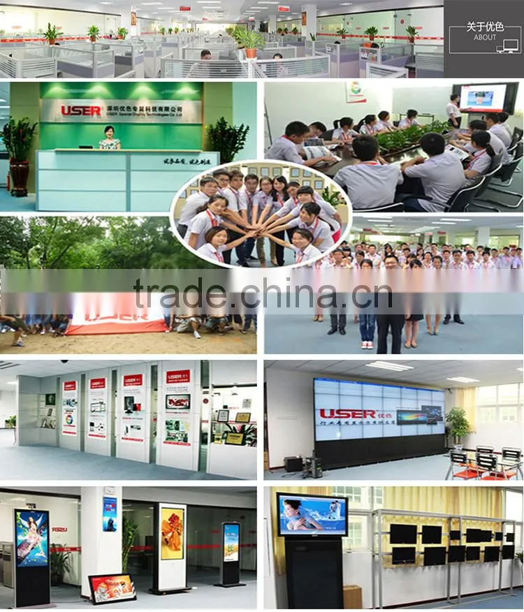 Floor standing touch screen kiosk, all in one PC, 19''/22''/32''/42''