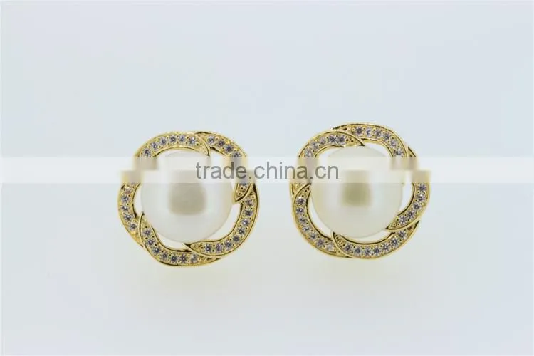 2015 Newest Pearl 925 Silver Earring