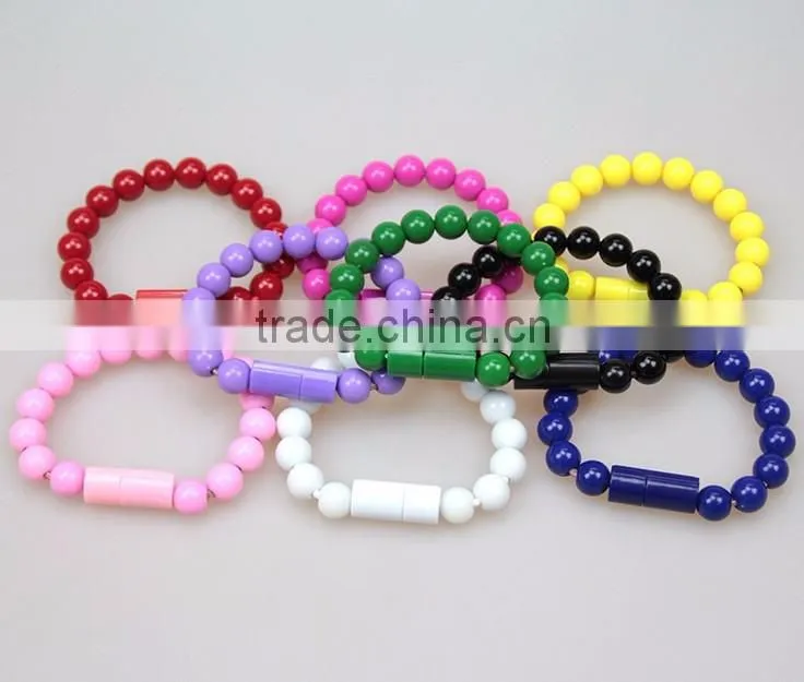 The new bracelet cable line Creative portable charging line wrist USB cable smartphones
