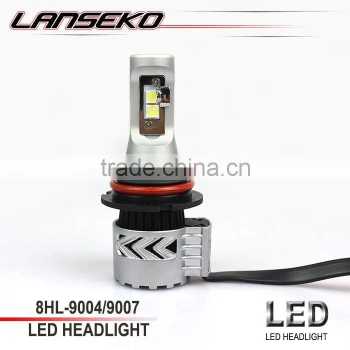 2 years warranty 6500k DC12v/24v led car headlamp kit 36w