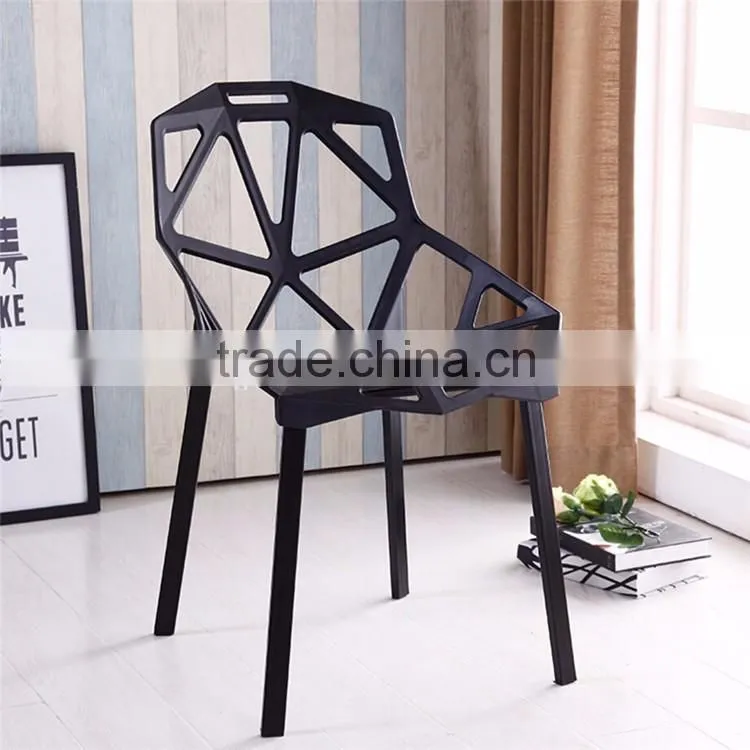 Wholesale Modern Colorful Stacking Dining Living Room Famous Design Pp Plastic Chair