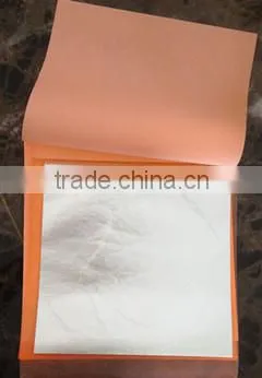 genuine silver leaf for gilding with furniture pure silver leaf