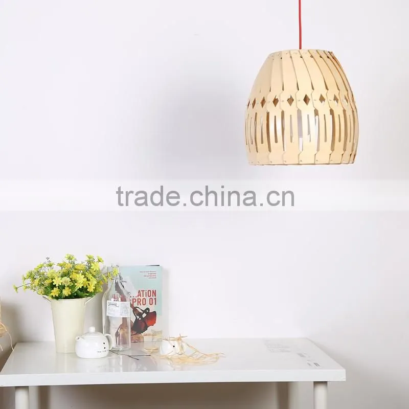 LED pendant light JK-8005B-34 New modern designer wood led pendant light for restaurant