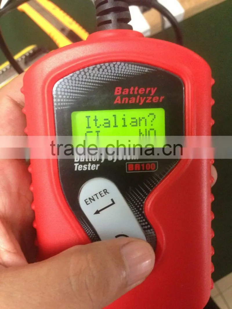 Original QUICKLYNKS 12V car battery tester support 7 Language