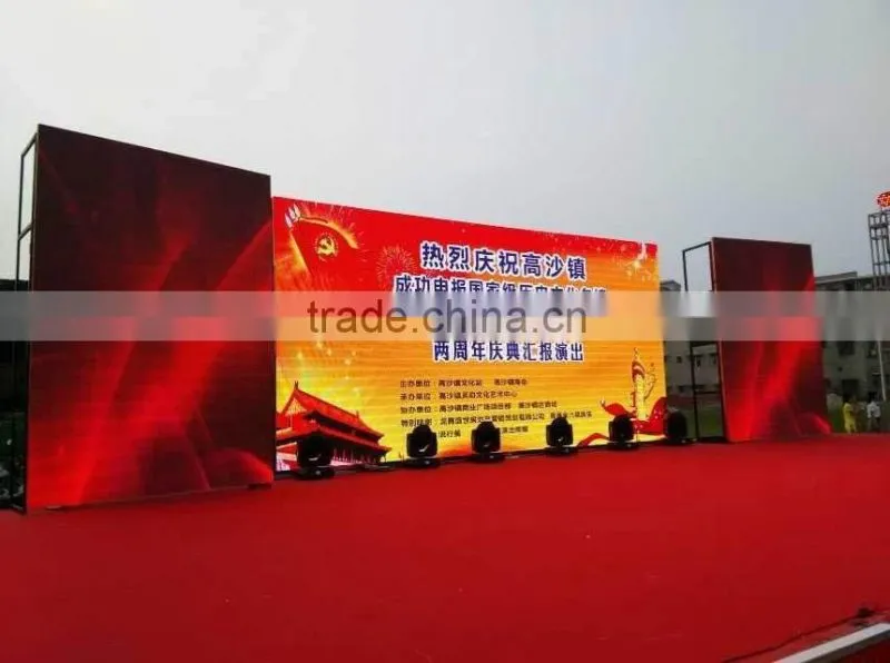 RGX P5 stage rental led curtain advertising screen, hanging indoor rental led display screen