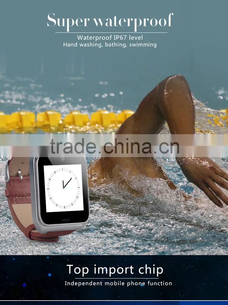 Quad band GSM GPRS smart phone watch with 1.3MP HD camera
