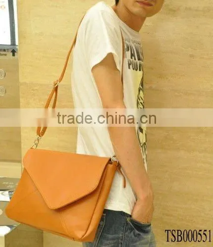 hot sale fashion men's leather envelope bag