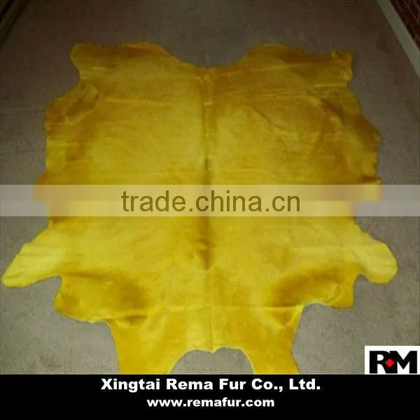 Dyed Beautiful Color 100% Genuine Cow Hides Carpets