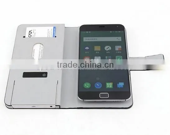 New arrival Shenzhen factory own design 2500mAH power bank leather case for mobile phone