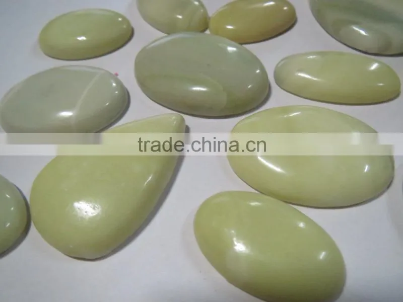 Lemon Jade stone Cabochons loose gemstones