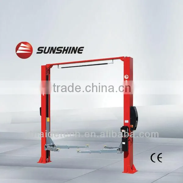 @Sunshine 2 post car lift with CE certificate