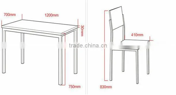F-1243 Kitchen dining tables and chairs
