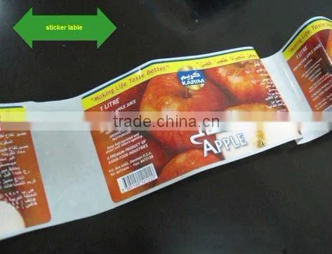 ZBS series sticker label printing machine
