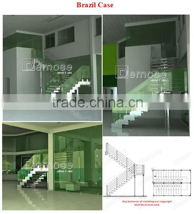 frameless glass balustrade stair spindles stainless steel handrail systems