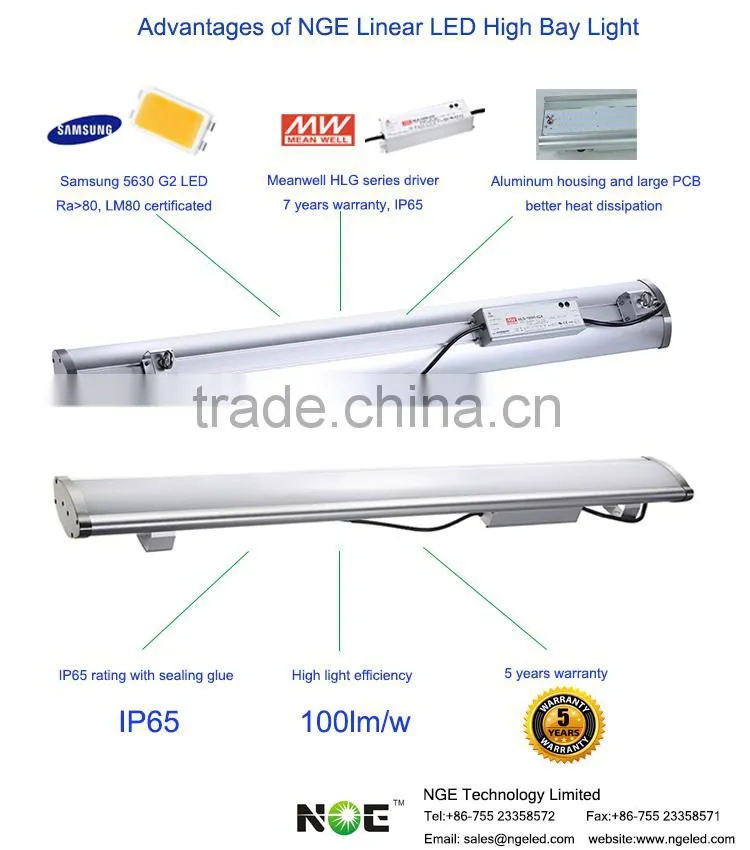 600mm 900mm 1200mm 1500mm led linear high bay light led highbay