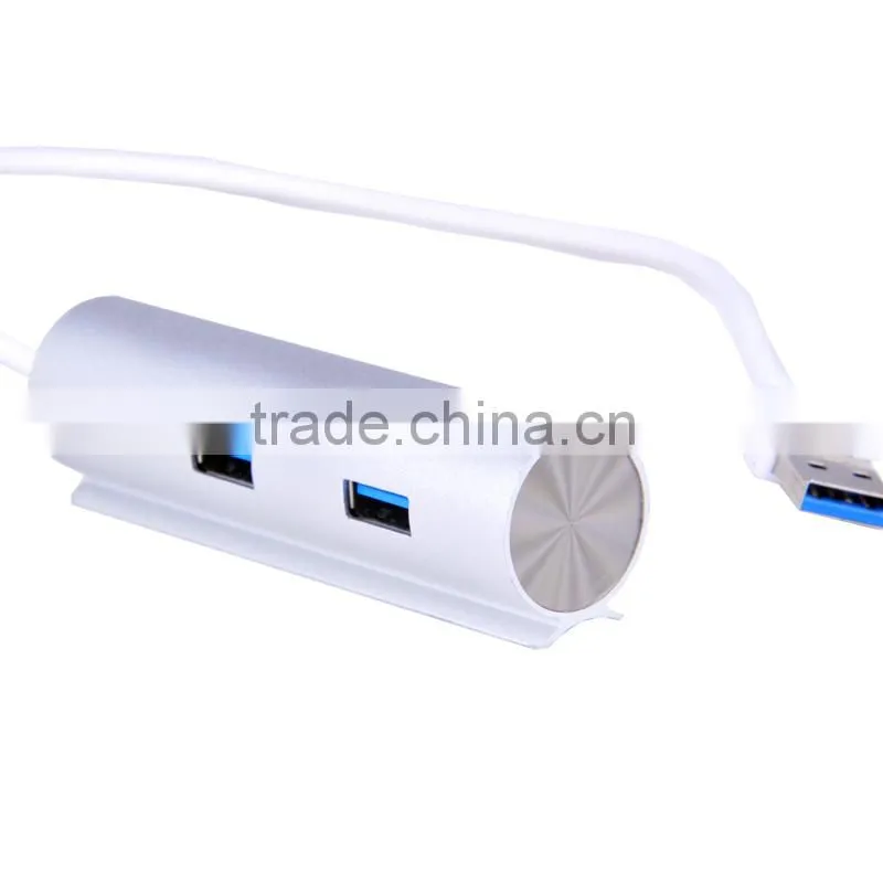 OEM 4 Port Portable USB 3.0 Hub with Power Switch for Ultra Book, MacBook Air, Windows 8 Tablet PC