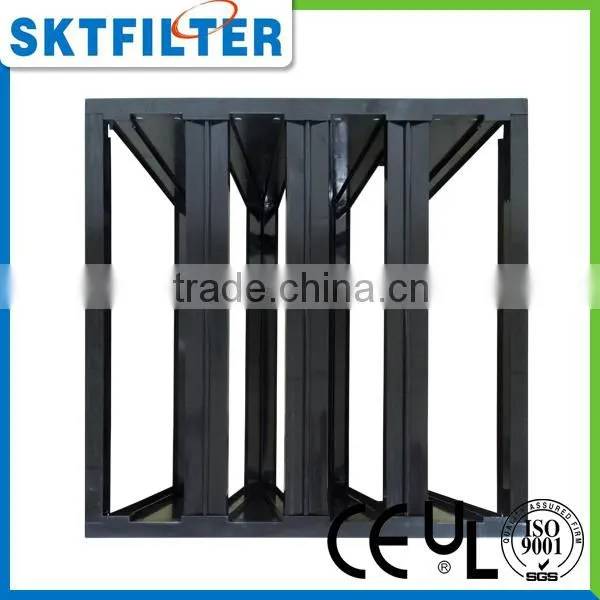 2014 black widely used pocket plastic air filter frame