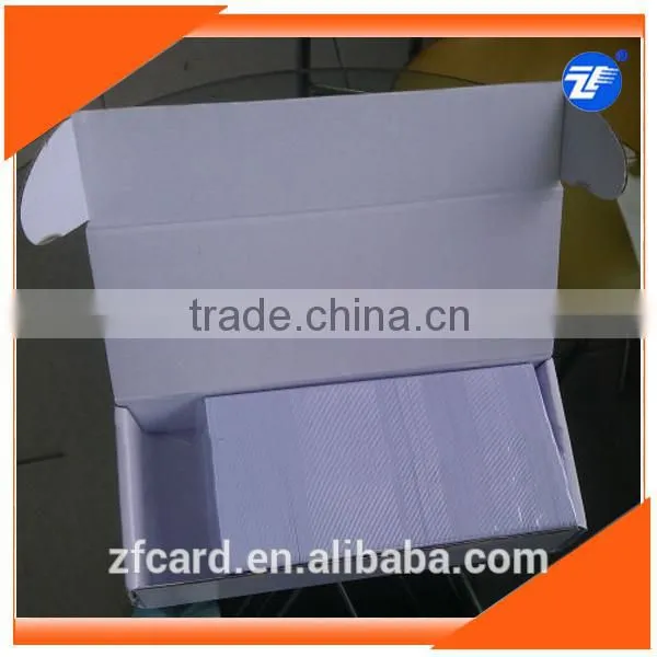 High class white inkjet printable pvc plastic card packs