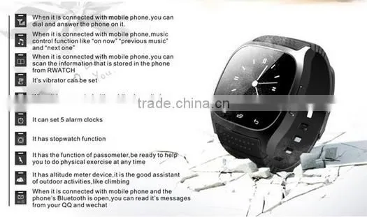 Luxury waterproof smart watch,android smart watch phone with BT Dial