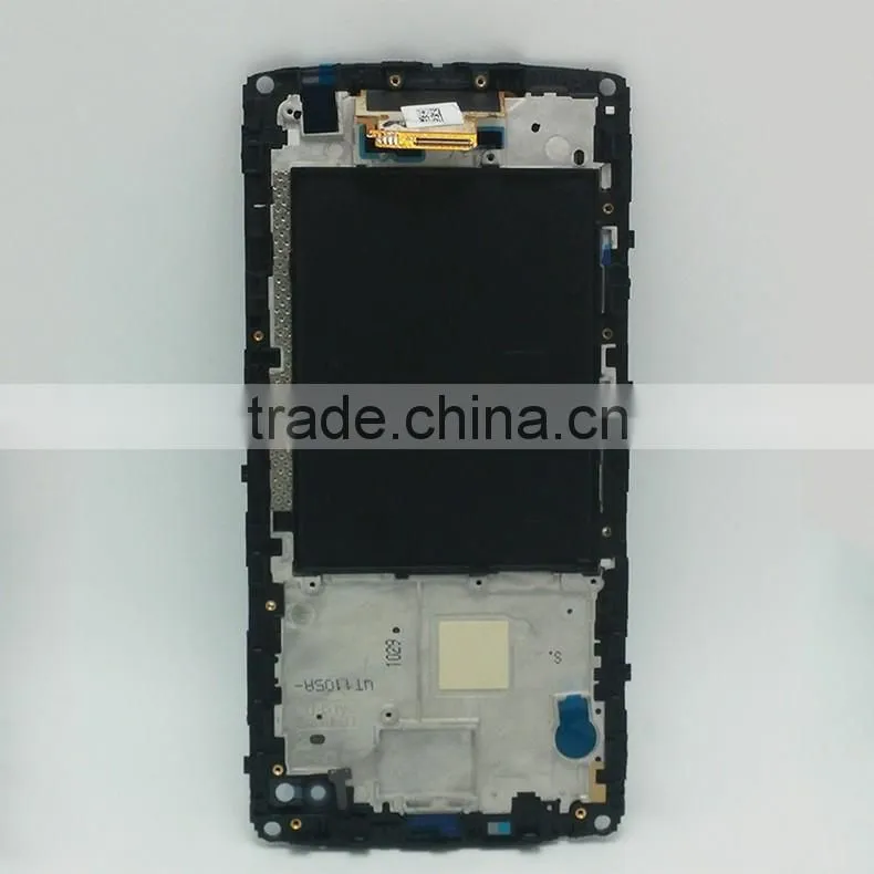 For LG V10 LCD Display Touch Screen with Digitizer Assembly and Bezel Frame Replacement Black