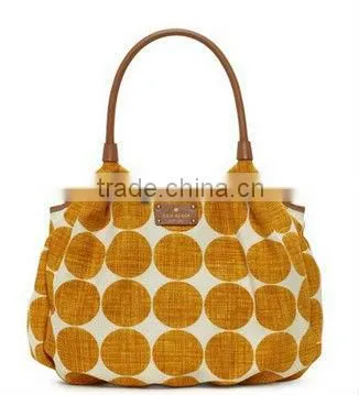 2013 new designer dots cotton bag,bags handbags fashion