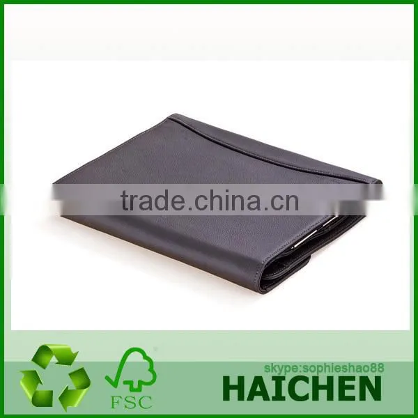 a4 zip folio china leather pu folio