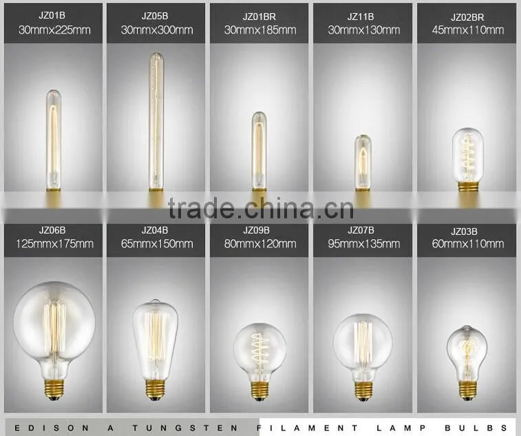 Decorative filament light bulbs dimmable filament bulb vintage edison bulb