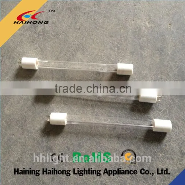 double-ended 185nm 254nm T5 quartz glass uv germicidal lamp