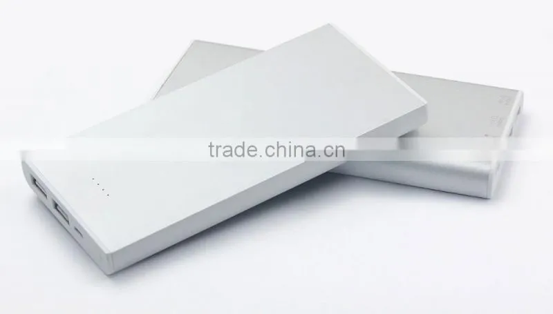 Silver 12000mah wst power bank li-polymer battery best quality and competitive price 12000mah