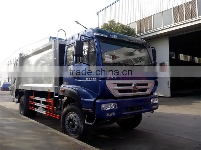 wheelbase 3300 KAMA small compactor garbage truck for sale