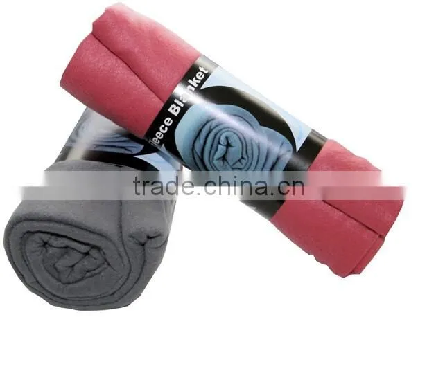 Wholesale blanket customized design 150*100cm polar fleece travel blanket