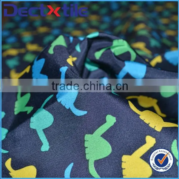 Shishi 100% polyester wholesale waterproof viscose printed fabric printed silk floral dress fabric rayon printed fabric