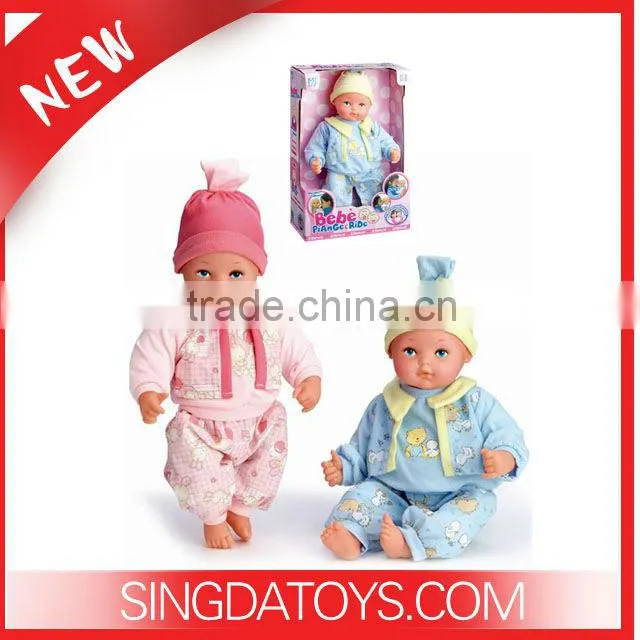 HOT SELLING ! 2014 New Design B033 B/O Baby Fashion Doll