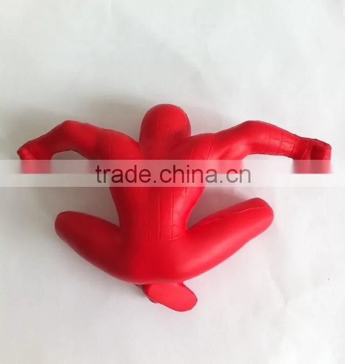 red spiderman pu foam toys