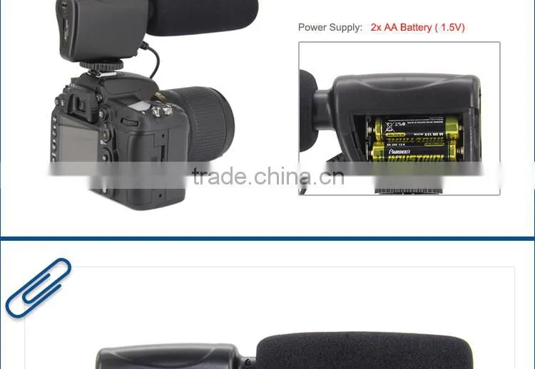 MIC-121 Professional Shotgun Microphone For Video Camera Made In China