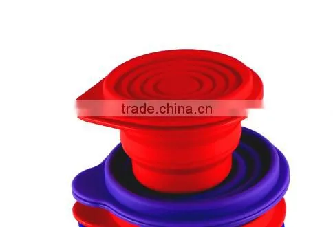 Food Grade BPA-Free, Non-toxic Baby & Toddler Foldable Silicone Bowl with Lids