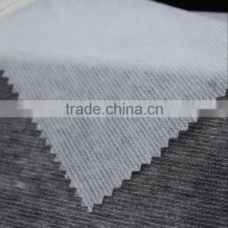 Nonwoven interlining fabric for garment thread sewing fusible interlining F8035