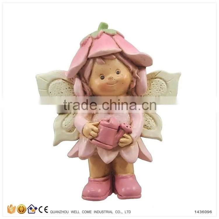 Magnet for Fridge Resin Flower Miniature Fairy Figurine