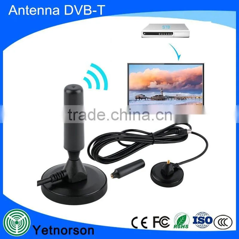 28dBi high gain active auto dvb-t antenna indoor digital dvb-t antenna for tv box