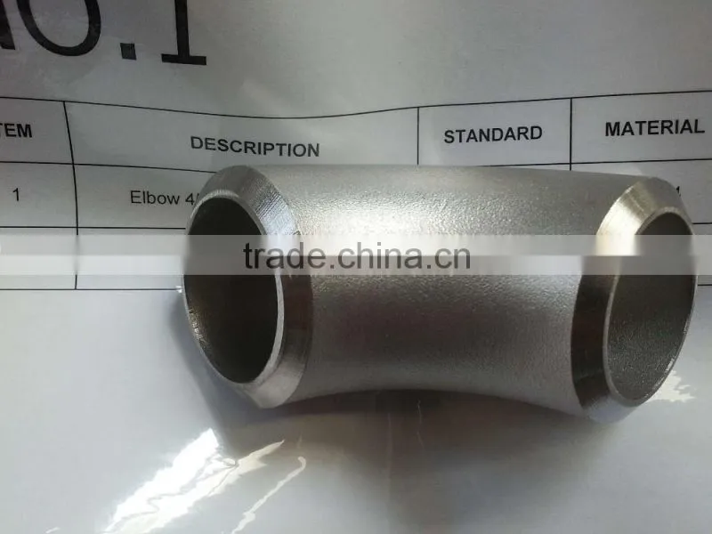HH DIN 2605/EN 1.4404 90 degree elbow