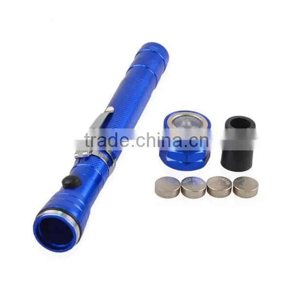 Magnetic 3 LED Flash Light Magnet Telescopic Flexible Torch