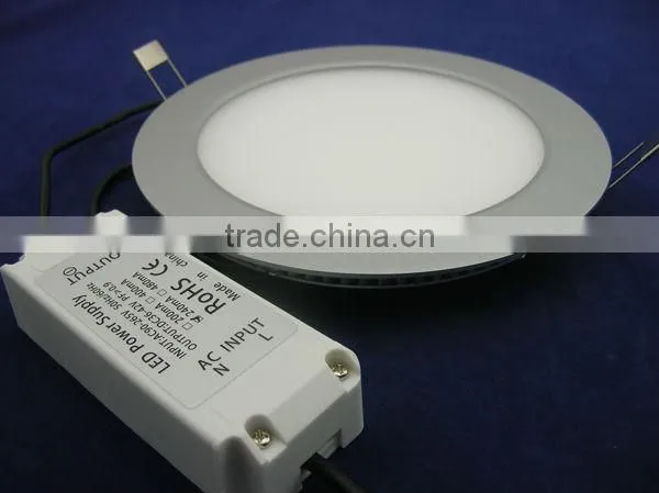 180mm led panel light 12W led panel light;Warm White;round shape;108 PCS SMD 3528 LEDs;Epistar;AC100-240V