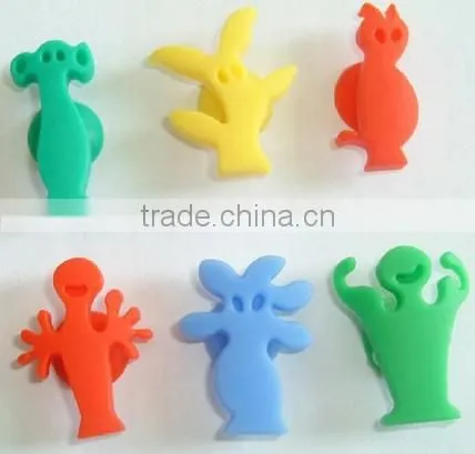 BPA free silicone Suction Cup Glass Marker