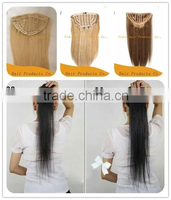 100% Virgin Remy Brazilan Hair Clip In100% Human Clip Hair Extensions