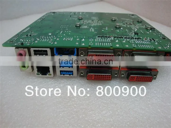 4 DVI-I multi-screen multi-graphics motherboard MINI ITX AMD APU R series with DC power 4SATA2COM