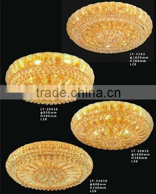 Antique modern design glass ceiling lamp