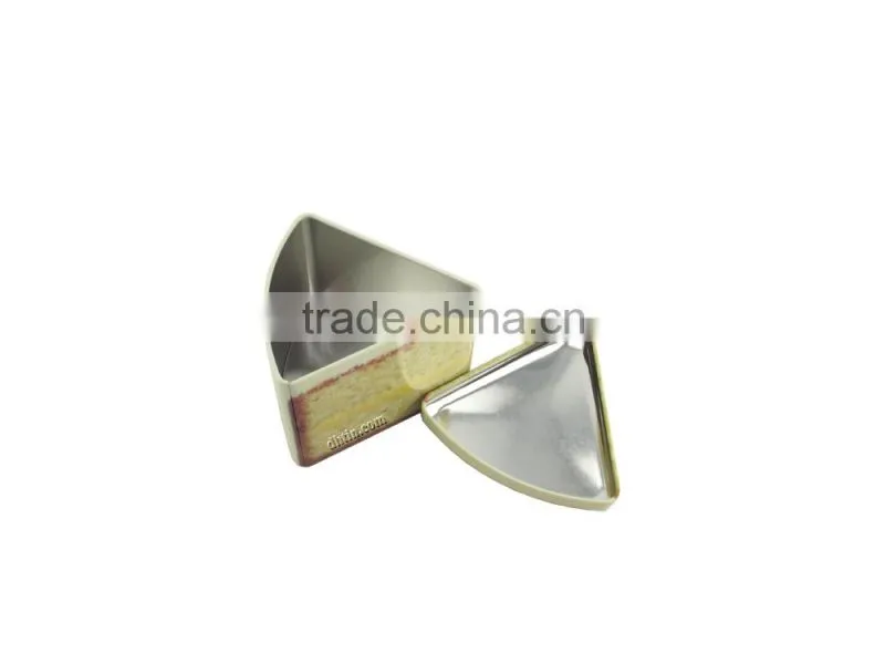 triangle tin, triangular box, metal triangular box