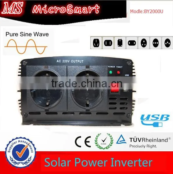 1000W pure sine wave power inverter DC 12v AC 220v for home use