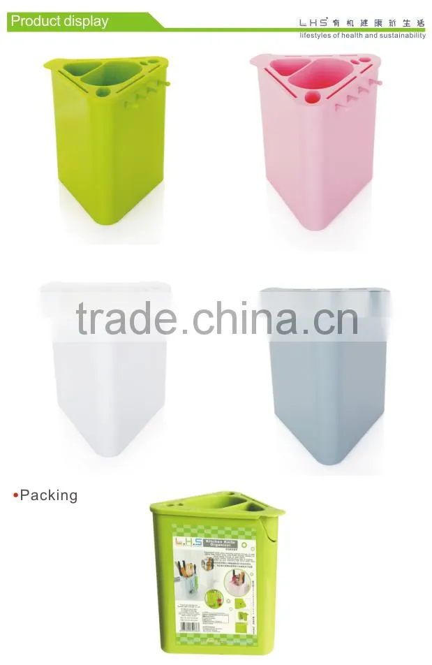 Multi-function spoon fork chopstick knife kitchen plastic storage rack