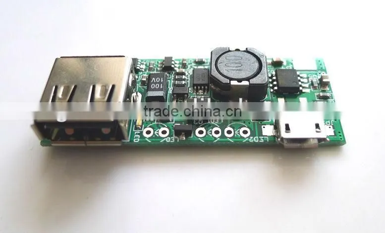 3.7V Lithium ion battery DC input 5V USB output power adapter 5V micro usb input